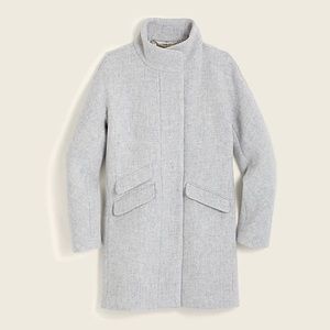 JCrew Cocoon coat in Italian stadium-cloth wool - heather gray - never worn